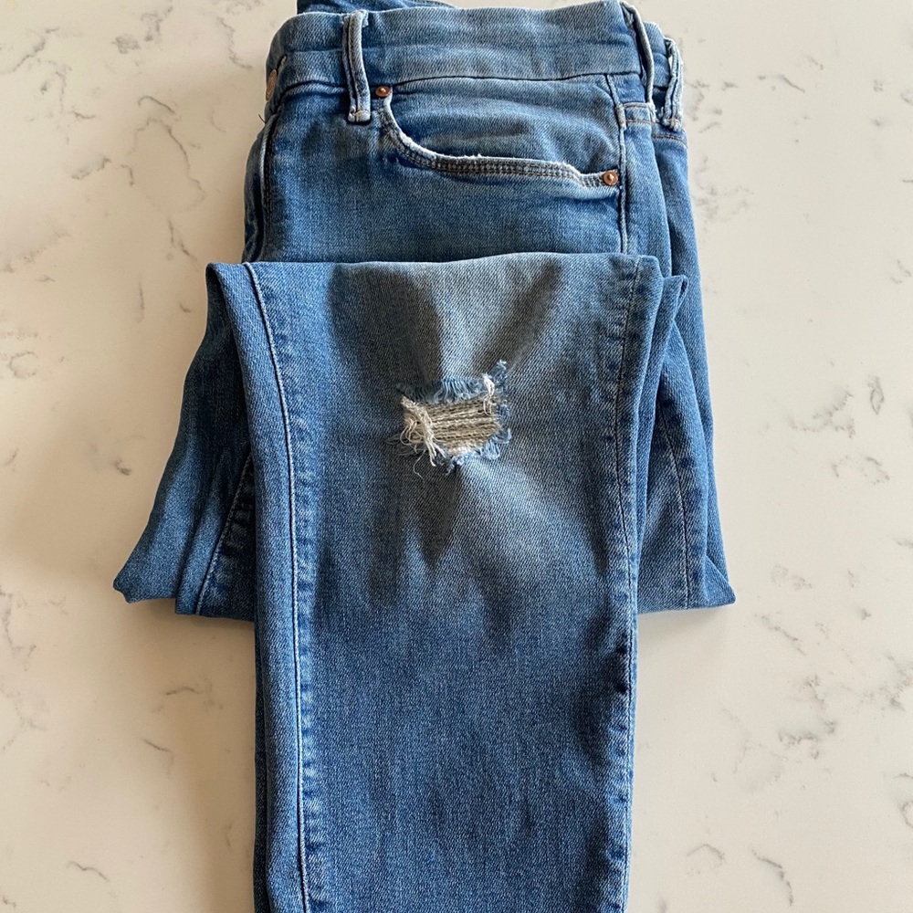 Mother Looker Ankle Fray